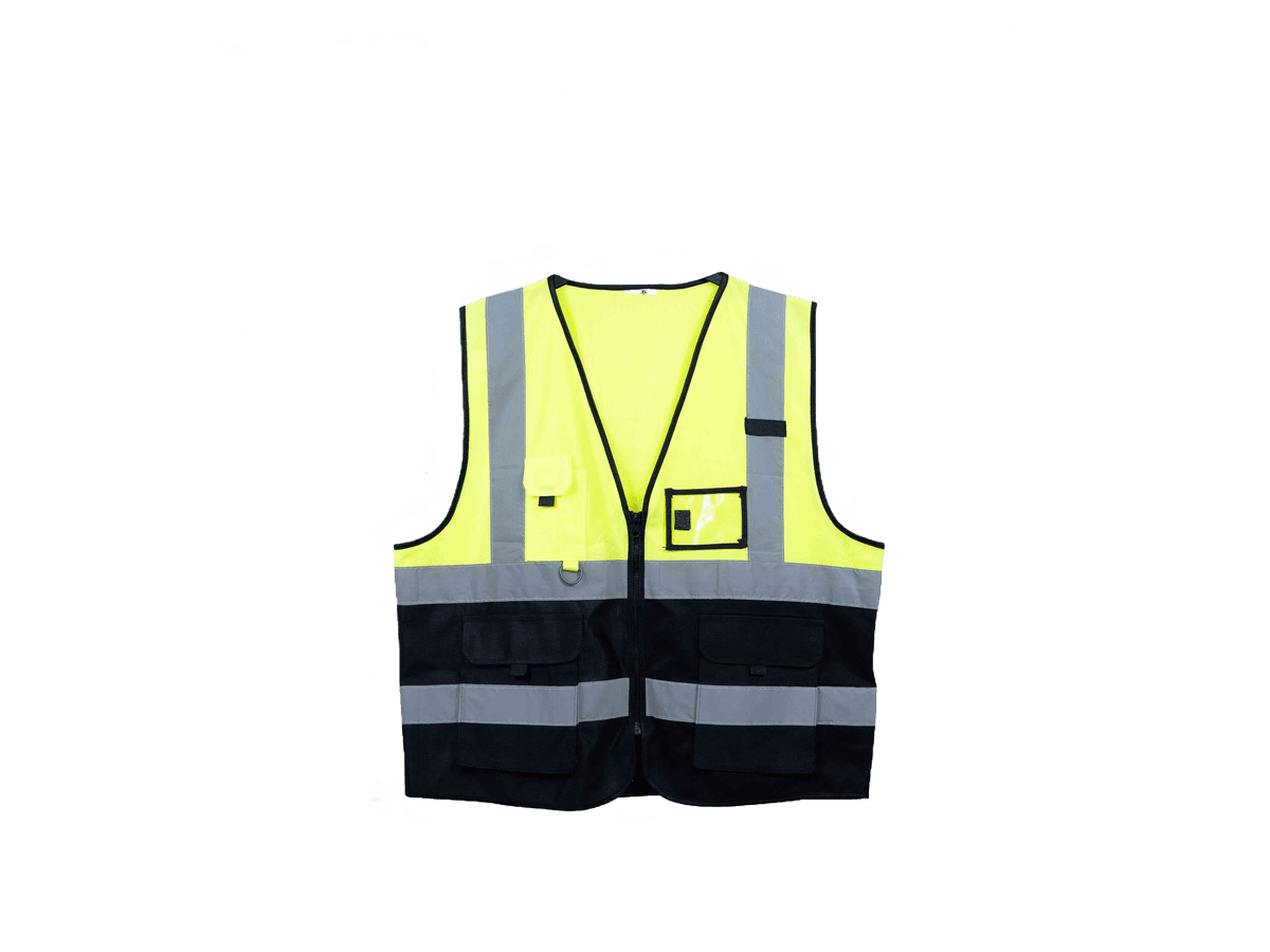 Áo phản quang có túi khóa kéo 2 màu