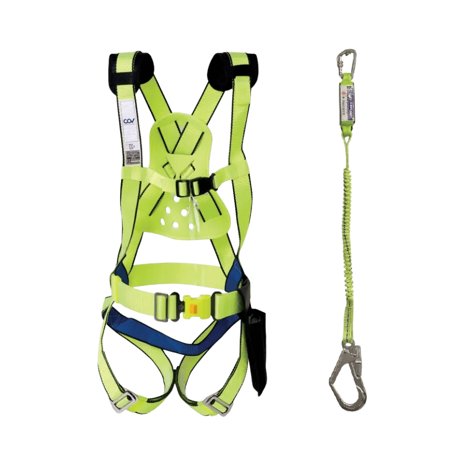 Dây an toàn toàn thân COV AL B 1 móc sắt dây nhún